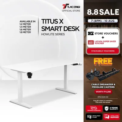 TTRacing Titus X Smart Desk Ergonomic Standing Desk Electric Height Adjustable PC Gaming Desk Table