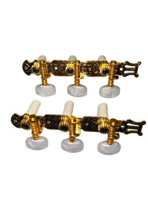 1 PAIR CLASSIC GUITAR TUNING PEGS MACHINE HEAD WITH SCREWS(GOLD AND SILVER AVAILABLE)