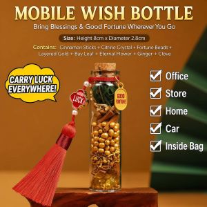 Sandalwood Pavilion Cinnamon Lucky Fortune Bottle Aromatherapy Ornaments Lucky
