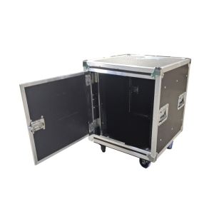 Hard Case Sound System 12U Aksesoris Sound System Dengan Pintu Kabinet Akrilik