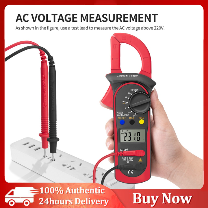 【COD】24hours delivery Digital Clamp Meters Multimeter Resistance ohm ...