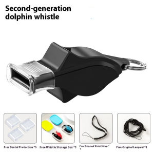 Dolphin Non-nuclear Referee Whistle High Frequency Basketball Football Match Sport Whistle Boxed