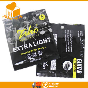 ZIKO Acoustic Guitar Strings DAG-010(010-048) Steel Core Brass Extra Light Musical Accessories立欧吉他弦