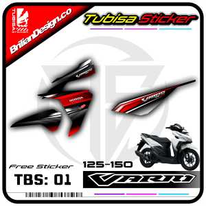 Sticker Striping Vario 125-150 - Stiker Striping Variasi Motor Vario Led 125 -150. TBS.01