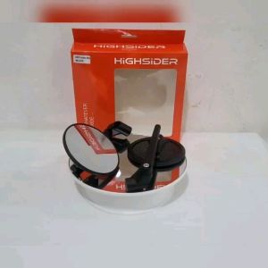 Kaca Spion Highsider Montana Model Bulat Black Carbon Bahan Full CNC Universal