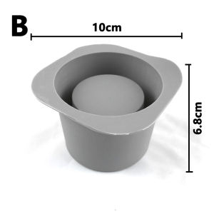 RuYing 1PC Clay Flowerpot Large Size Silicone Mold Flower Pot Mold Concrete Cement Flower Pot Home Supplies Craft Aromatherapy DIY