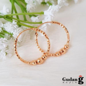 Anting Ring Bola Cantik Dan Elegant Perhiasan Wanita Dewasa