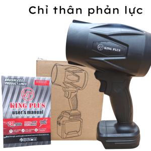 Máy Thổi Phản Lực KING PLUS Siêu Mạnh Thổi Bụi Lá Rác Động Cơ Lõi Đồng Sử Dụng Chân Pin Phổ Thông