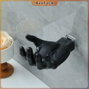 BeeFarm Creative Soap Holder Dish Bathroom Wall Mounted Storage Rack Multi-purpose hook 1Pc