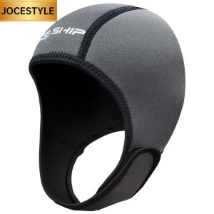 2mm Neoprene Dive Hood Scuba Diving Hood Quick Dry Swim Cap Stretchable Surfing Head Cover for Boating Kayaking Canoeing