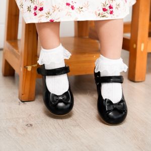 [MARIO KIDS] POPTOE  Sepatu Flatshoes Anak - SPARKLE | Pita Kulit