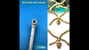 Béc Phun Xoay 360 độ Phun Nước Dạng Sương Cho Sân Vườn ( Nhà Có Nước Áp Lực Cao)