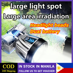 20000 Lumen HeadLamp Flashlight Adjustable LED Headlamp Rechargeable Head Light Waterproof Long Battery Life