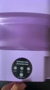 Portable Washing Machine 8L High CapacityWasher with 3 Modes Deep Cleaning Half Automatic Washt Foldable Washing Machine with Soft Spin Dry for Socks Baby Clothes Towels Delicate Items