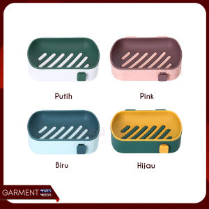 Tempat Sabun Batang Tempel Dinding Shower Kamar Mandi Rack Soap Box Case Dish Dryer Bagus Estetik