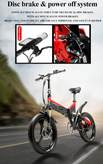 Foldable Electric Bike Lankeleisi G650 400wYellow/Black color