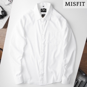 Áo Sơ mi nam MISFIT Sơ mi lụa 1 túi ngực công sởCHẤT LIỆU KATE LỤA MIS124