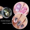 【Natural style】Silicone Nail Stamper French Nail Tips Double Head Transparent Jelly Stencil Template Seal Stamper Scraper For Fast Nails Tip. 