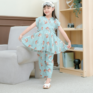 Set Kimono Anak Alula Usia 1-10 Tahun/Setelan Anak Perempuan terbaru