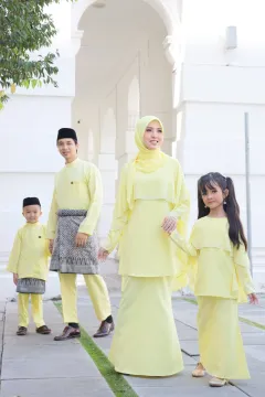 Shop Baju Raya Soft Yellow Perempuan online - Dec 2024 | Lazada.com.my