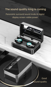 X3 TWS Sports Earphone Wireless 5.1 Headset HD Led Power Display Earbuds Mirror Case Headphone Earpiece