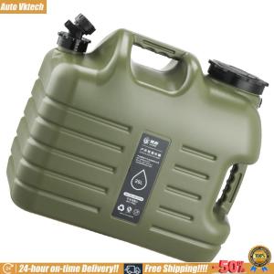 [Auto Vktech] Camping Water Container Portable Emergency Water Storage 25L with Detachable Faucet No Leakage for Outdoor Travel Driving