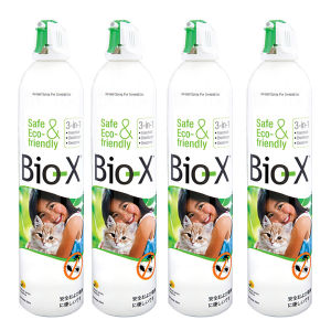 (4 BOTTLES) Bio-X Aerosol Spray 600ml (BioX Safe For Children & Pets)