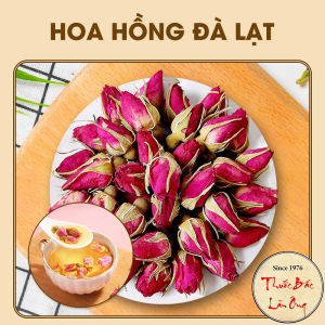 Nụ hoa hồng Đà Lạt 1kg trà hoa hồng đẹp da an thần ngủ ngon tốt cho sức khỏe