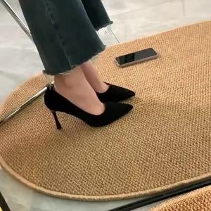 [Free Shipping] High-Heeled Shoes Anti-Slip Strap With Elastic Band And Rhinestone Decoration Prevents Heel Slippage No Installation Required Buckle-Fixed Shoelace