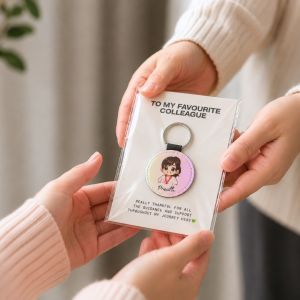 【Farewell Collection】Personalised Sublimation Leather Keychain Heat Transfer Valentines Birthday Anniversary Teachers Day Christmas Graduation Gift
