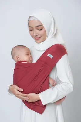 Gendongan Bayi samping Instan Geos Busa Premium 1 Layer Polos Full Warna