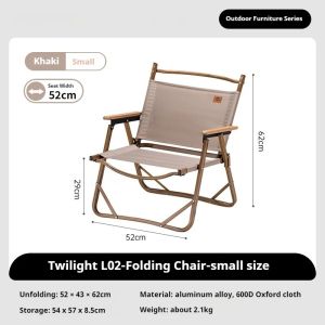 Kursi Lipat Naturehike NH19Y002-D Kursi Camping Portable Chair Kursi Glamping Mancing Lipat Santai Outdoor Hiking Piknik
