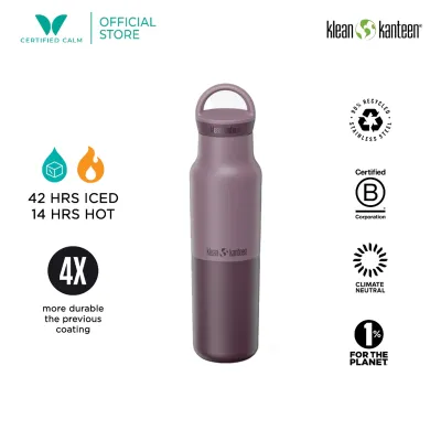 Klean Kanteen Rise 12oz Classic Insulated Bottle (w/ Arch Loop Cap)