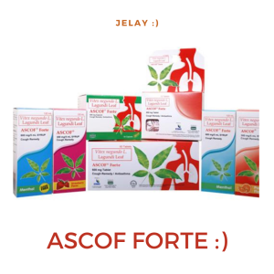 ASCOF Forte Lagundi for Adults 600 mg 20 Capsule