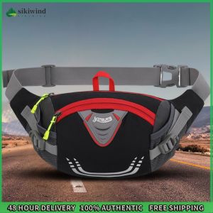 Sikiwind Nylon Anti-Theft Pack Belt Bags Lightweight Running Belt Waist Pack Portable Elastic Breathable with Zipper Sports Accessories