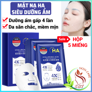 Hộp 5 Miếng Mặt Nạ Hyaluronic Acid SEOMOU Miếng 25ml – Cấp Ẩm Khóa Ẩm Gấp 4 Lần Dưỡng Da Sáng Săn Chắc