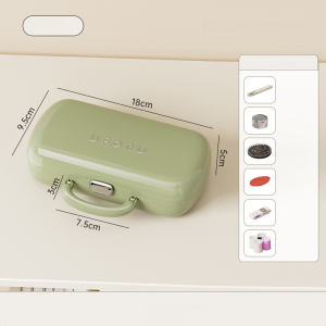 กล่องเก็บของ ตําแหน่งการ์ดที่เป็นระเบียบ เบาและสะดวกสบาย แข็งแรงและทนทาน การแบ่งเขตสองชั้น