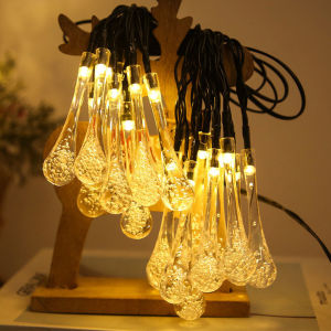 Solar Christmas String Lights Xmas Solar String Lights Solar Outdoor Indoor String Christmas Lights 50 LED 8 Modes Patio Lighting for Outside Yard Wedding Tents Xmas Garden Backyard Tree Decorations Balcony Decor Lights