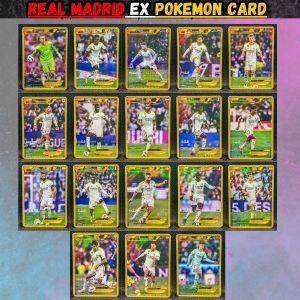 Real Madrid EX Pokemon Holographic Cards (2023/24)