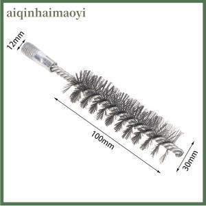 aiqinhaimaoyi 1PC Chimney Cleaning Brush For Pipe Cleaning Polishing 10-50mm Threaded Wire Brush Metal Handle Stainless Steel Brush