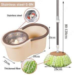 Jbos Mop With Spinner For Floor Cleaning Spin Tornado Mops 360 Wet And Dry Rotating Mop With Bucket