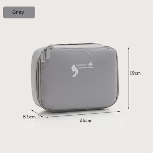 Homy Cosmetic Bag Make Up Storage Bag Women Travel Toiletry Bag Waterproof Tote Bag Foldable Pouch Compartmentalized Storage