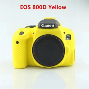 750D Soft Silicone Armor Camera Body Case For Canon EOS 750D 80D 800D 850D 1300D 1500D 200D 200D II Skin Cover