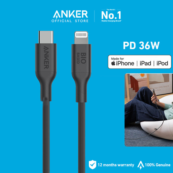 Anker 542 MFI USB-C to Lightning Cable MFi Certified Fast Charging Cable  for iPhone 14 Plus 14 Pro Max 13 13 Pro iPhone 12