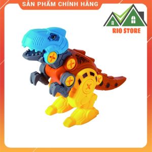 Đồ chơi Lắp ráp khủng long - Đồ Chơi Lắp Ráp Khủng Long 3D Tự Làm Ốc Vít Mô Hình Khủng Long Lắp Ráp Kết Hợp Tháo Gỡ Ốc Vít Đồ Chơi Kết Hợp
