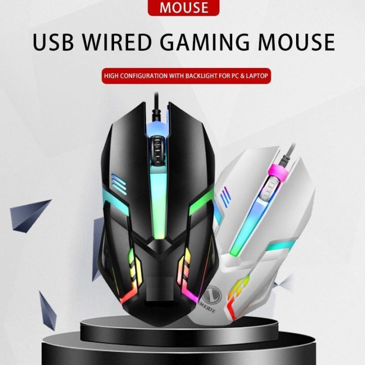 Shipadoo Desktop USB Gaming Mouse High configuration With RGB Backlight ...