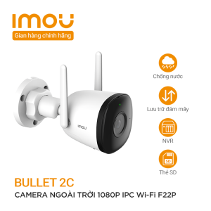 Camera imou F22P camera wifi chống nước ngoài trời siêu nét đàm thoại 2 chiều bảo hành 24 tháng
