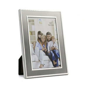 Brushed Silver Textured Aluminium Frame | Photo Frame | 4R-8R