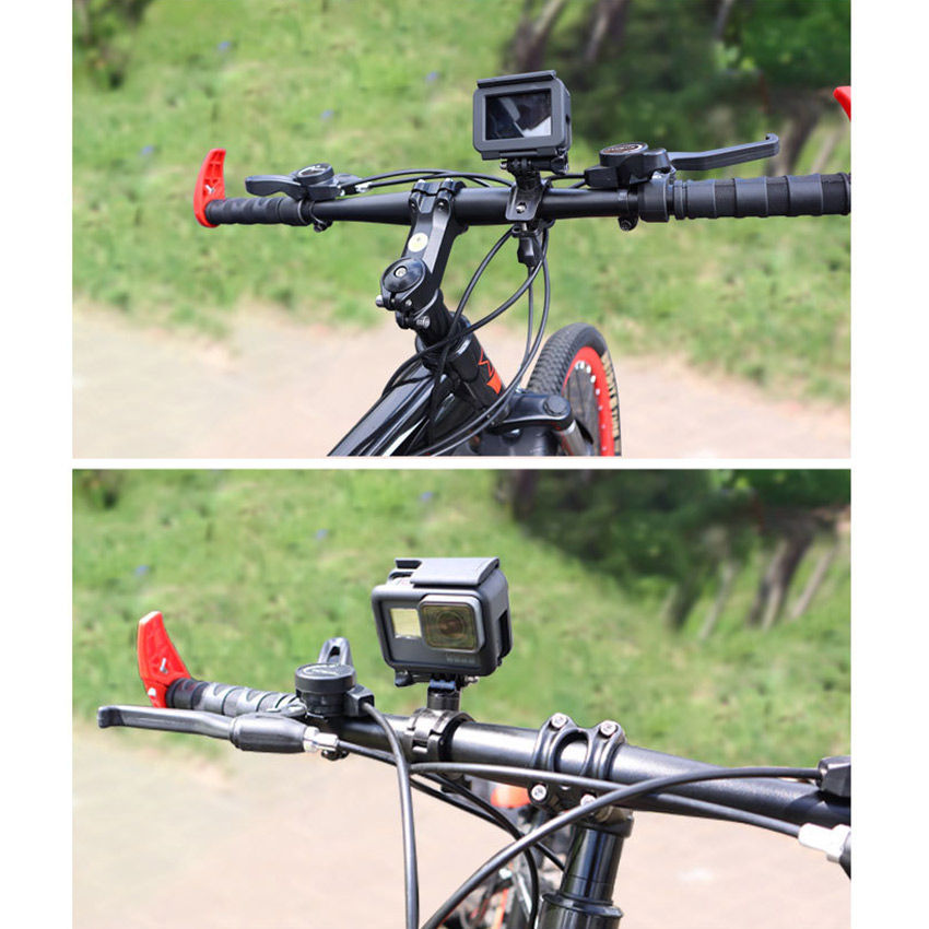Bracket for 9 10 11 DJI SJCAM Insta360 Action Camera Accessories 360 Degree Rotation Bike Bicycle Motorcycle Handlebar Handle Bar Mount Holder For Gopro Hero 8 7 6 5. 
