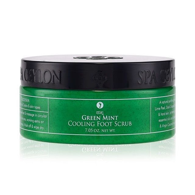 Spa Ceylon Luxury Ayurveda GREEN MINT Cooling Foot Scrub 200g Lazada